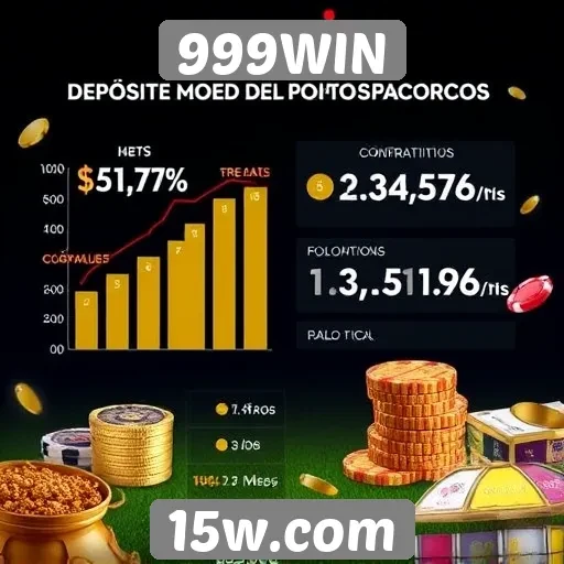 Estatísticas de depósitos e saques no 999WIN